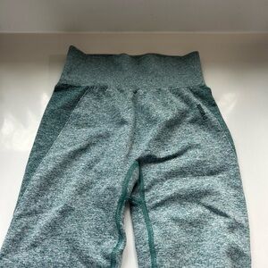 Womens gym shark Green-blue Leggings